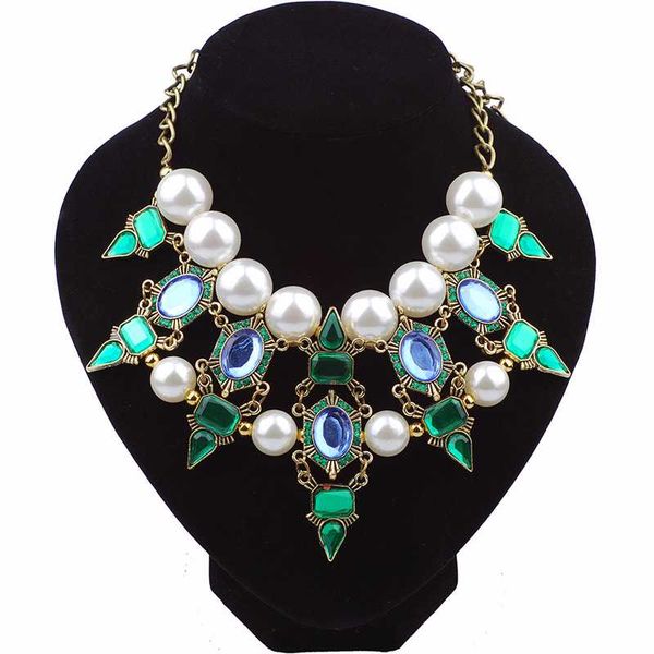 chains 2021 fashion jewelry exaggerated green zircon pearl necklace trendy single product buyer essential elements, Silver
chains 2021 fashion jewelry exaggerated green zircon pearl necklace trendy single product buyer essential elements, Silver