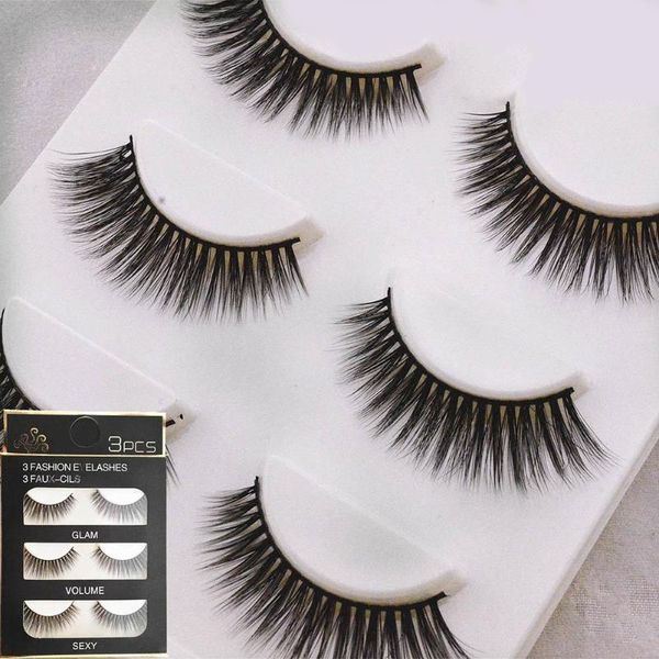 3 pairs mink eyelashes women 3d natural multilayer thick long soft false eyelashes extension hand made makeup beauty tools 2020
3 pairs mink eyelashes women 3d natural multilayer thick long soft false eyelashes extension hand made makeup beauty tools 2020