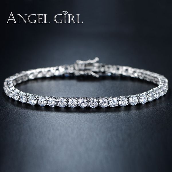 angel girl 2020round 0.5 cubic zirconia tennis micro inlay bracelets & bangles charm bijoux double-safety-clasps, Black
angel girl 2020round 0.5 cubic zirconia tennis micro inlay bracelets & bangles charm bijoux double-safety-clasps, Black