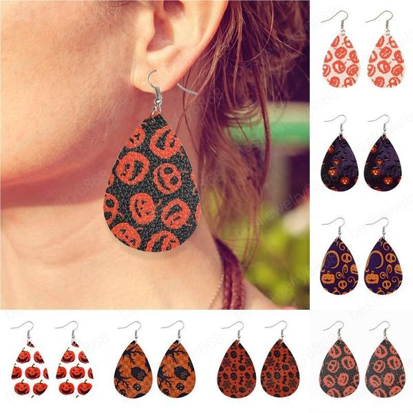 bohemian leather earrings pumpkin print earring halloween jewelry vintage ethnic waterdrop shape dangle earrings for women girls, Silver
bohemian leather earrings pumpkin print earring halloween jewelry vintage ethnic waterdrop shape dangle earrings for women girls, Silver