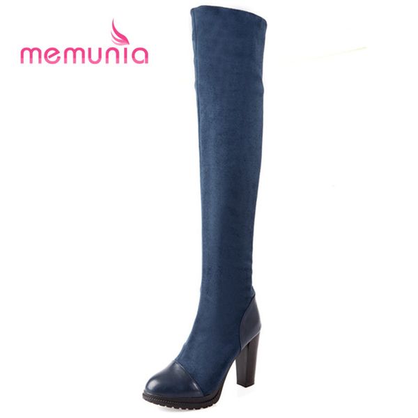 memunia 2020 new over the knee boots extreme high heels fashion boots simple round toe winter thigh high, Black
memunia 2020 new over the knee boots extreme high heels fashion boots simple round toe winter thigh high, Black