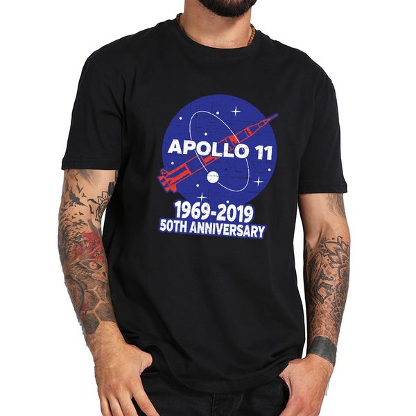100% cotton t shirt apollo 11 50th anniversary moon landing tshirts short sleeve crewneck soft camisetas
100% cotton t shirt apollo 11 50th anniversary moon landing tshirts short sleeve crewneck soft camisetas