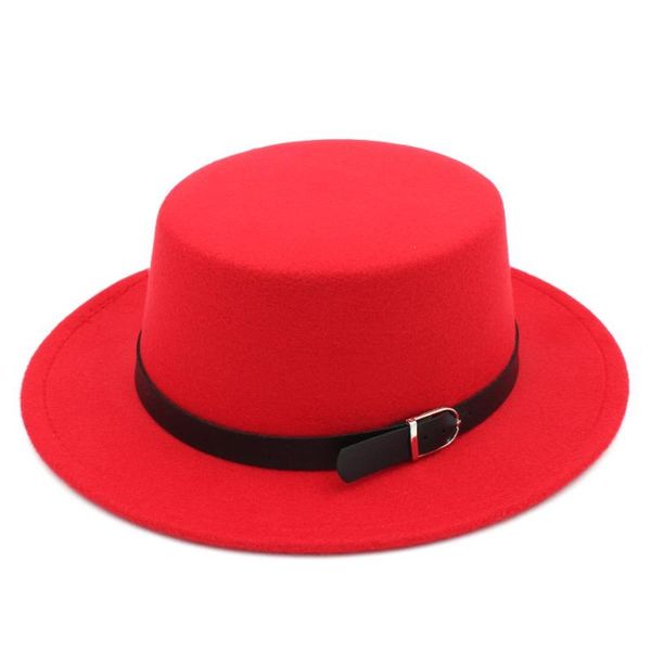 шерсть luckylianji женской войлока канотье купол овального flat top bowler hat пирог со свининой пироги со свининой поясной пряжки (размер, Blue;gray
шерсть luckylianji женской войлока канотье купол овального flat top bowler hat пирог со свининой пироги со свининой поясной пряжки (размер, Blue;gray