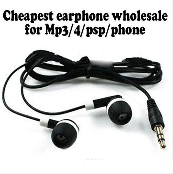 new in ear headphone 3.5mm earbud earphone for mp3 mp4 moible phone