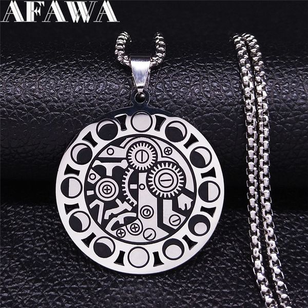2020 moon steam mechanical punkm stainless steel necklace for women silver color chain necklace jewelry collares hombre n4054s02
2020 moon steam mechanical punkm stainless steel necklace for women silver color chain necklace jewelry collares hombre n4054s02