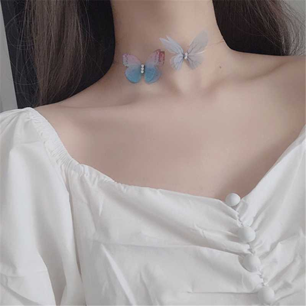 1pc butterfly choker necklace fresh girl collar diy alloy jewelry fashion accessories necklace women, Silver
1pc butterfly choker necklace fresh girl collar diy alloy jewelry fashion accessories necklace women, Silver