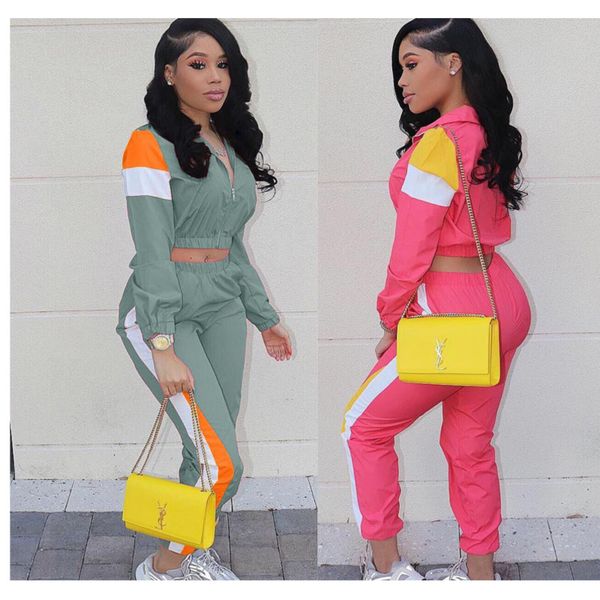 2020 autumn sports street trendy women's clothing contrast color fashion casual suit dhl, Gray
2020 autumn sports street trendy women's clothing contrast color fashion casual suit dhl, Gray
