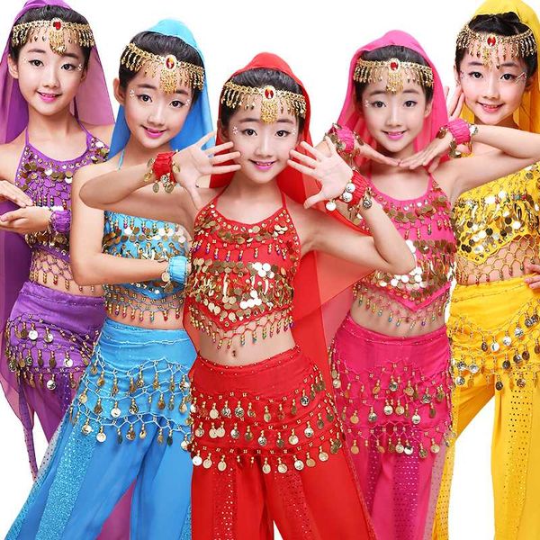 stage wear belly dance costumes set kids oriental girls gypsy dancing india clothes bellydance child 6 colors, Black;red
stage wear belly dance costumes set kids oriental girls gypsy dancing india clothes bellydance child 6 colors, Black;red