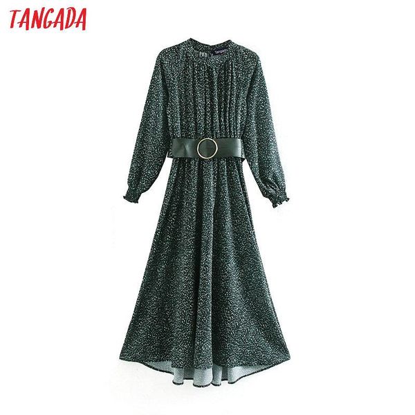 fashion women green dots print dress with belt stand collar long sleeve ladies loose midi vestidos kg-1242, Black;gray
fashion women green dots print dress with belt stand collar long sleeve ladies loose midi vestidos kg-1242, Black;gray