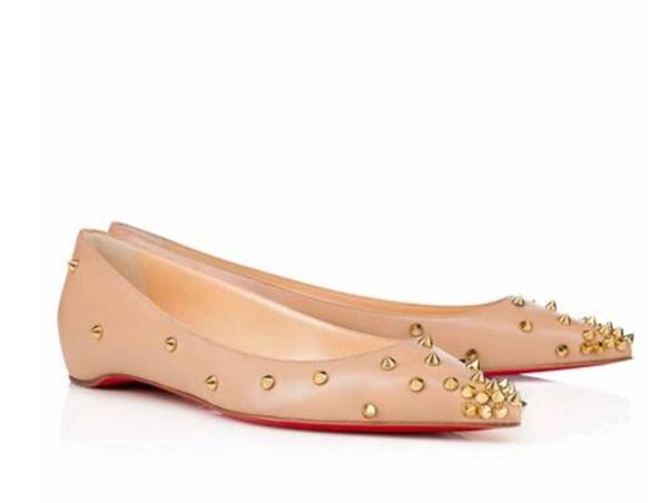brand new women pointed toe spikes ballet shoes ladies red bottom degraspike flat women luxurious brand ballerinas shoes party wedding, Black
brand new women pointed toe spikes ballet shoes ladies red bottom degraspike flat women luxurious brand ballerinas shoes party wedding, Black