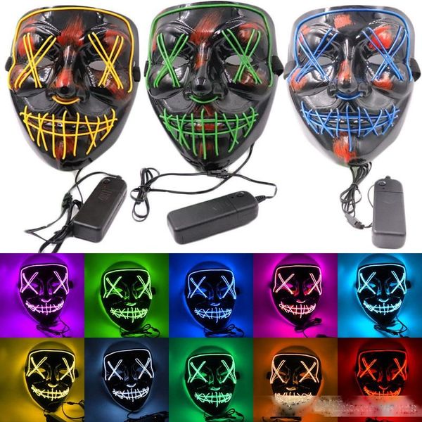 halloween mask led light up party masks full face funny masks el eire mark glow in dark for festival cosplay night club
halloween mask led light up party masks full face funny masks el eire mark glow in dark for festival cosplay night club