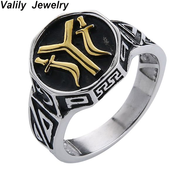 valily the 24 oghuz tribes ring stainless steel men ring ottomans seal kayi ertugrul male cool rings jewelry anillo hombre, Golden;silver
valily the 24 oghuz tribes ring stainless steel men ring ottomans seal kayi ertugrul male cool rings jewelry anillo hombre, Golden;silver