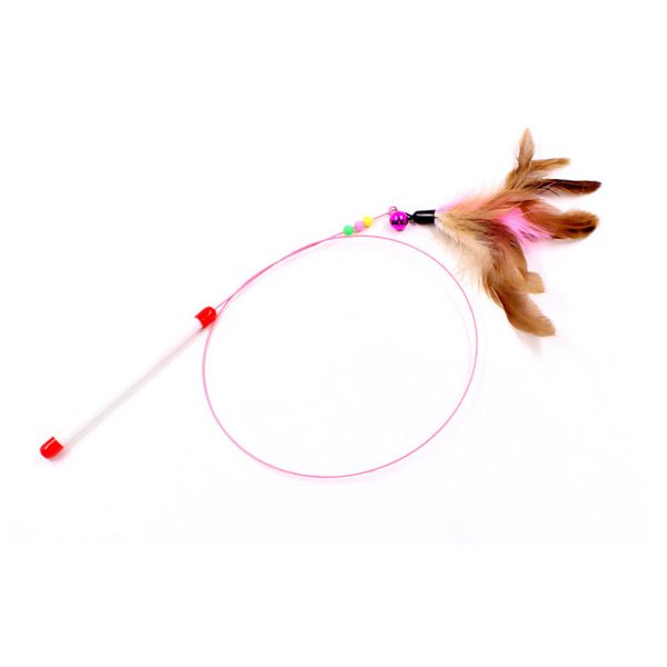 new arrival kitten cat teaser interactive toy rod with bell and feather pet toys dogs supplies
new arrival kitten cat teaser interactive toy rod with bell and feather pet toys dogs supplies