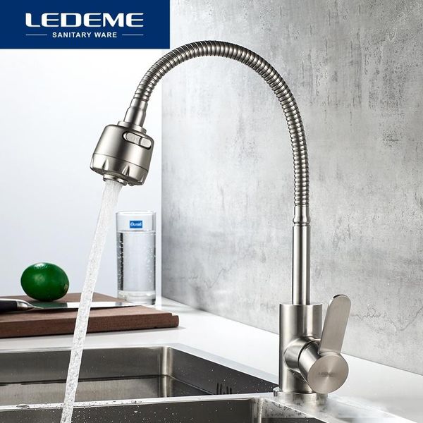 ledeme kitchen faucet single handle sink 360 degree rotatable spout pull down mixer tap deck mounted kitchen faucets l74304 t200424
ledeme kitchen faucet single handle sink 360 degree rotatable spout pull down mixer tap deck mounted kitchen faucets l74304 t200424