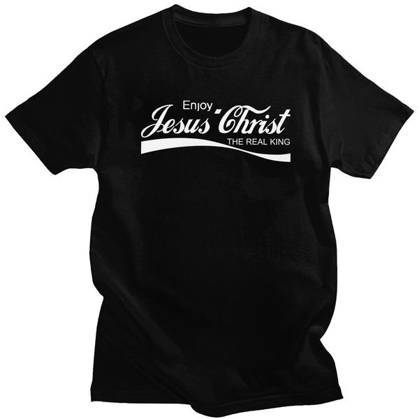 enjoy jesus christ the real king t shirt men short sleeve baptism church t-shirt bride squad esthetic faith tshirt cotton tee
enjoy jesus christ the real king t shirt men short sleeve baptism church t-shirt bride squad esthetic faith tshirt cotton tee