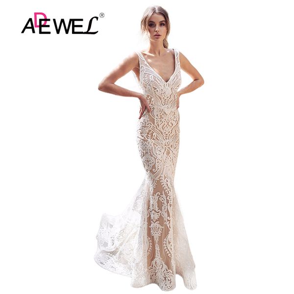 adewel white v neck sequined embroidering tulle mermaid woman dress vestido de mulher kobieta sukienka bodycon dresses xl, Black;gray
adewel white v neck sequined embroidering tulle mermaid woman dress vestido de mulher kobieta sukienka bodycon dresses xl, Black;gray