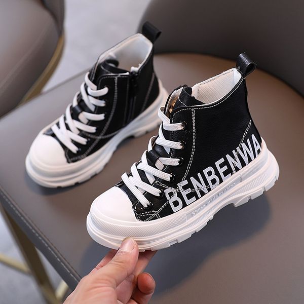 2020 autumn new children's campus comfortable and light casual shoes for boys and girls soft-soled sports running student shoes, Black
2020 autumn new children's campus comfortable and light casual shoes for boys and girls soft-soled sports running student shoes, Black
