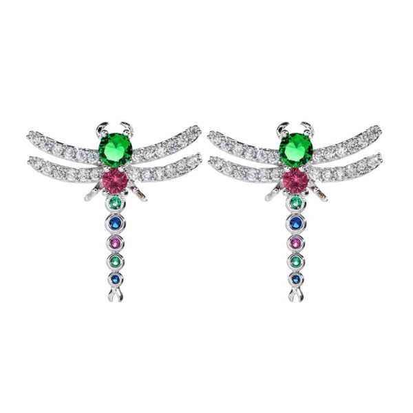 stud korean fashion color dragonfly zircon earrings jewelry for women / girls wedding party er-378, Golden;silver
stud korean fashion color dragonfly zircon earrings jewelry for women / girls wedding party er-378, Golden;silver