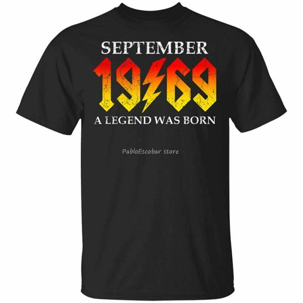 50th birthday september 1969 fifty year old men legend gift t-shirt size s-3xl harajuku hip hop tee shirt
50th birthday september 1969 fifty year old men legend gift t-shirt size s-3xl harajuku hip hop tee shirt