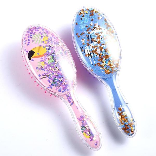 cartoon cute animal massage comb shower wet detangle hair brush sequins anti-static hair brush salon styling tools, Silver
cartoon cute animal massage comb shower wet detangle hair brush sequins anti-static hair brush salon styling tools, Silver