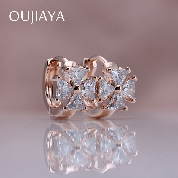 oujiaya simplicity flower 585 rose gold dangle earrings women natural zircon little girls wedding birthday gift jewelry a17, Silver
oujiaya simplicity flower 585 rose gold dangle earrings women natural zircon little girls wedding birthday gift jewelry a17, Silver