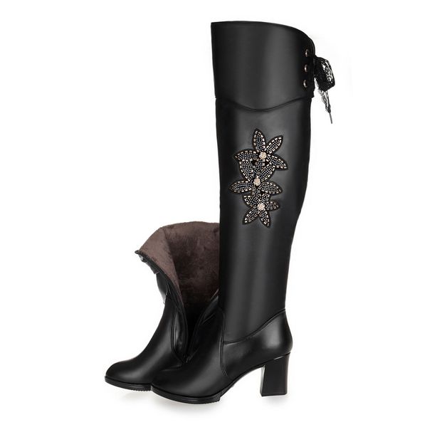 2020 new women autumn winter genuine leather high boots fashion ladies thick heels woman round toe shoes womens black boots
2020 new women autumn winter genuine leather high boots fashion ladies thick heels woman round toe shoes womens black boots