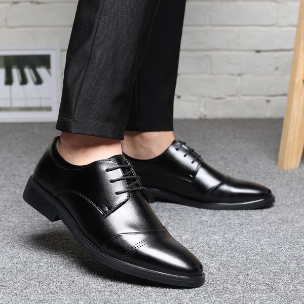 italian style retro men leather dress shoes lace up formal business oxfords shoes men's party oxfrods big size 48, Black
italian style retro men leather dress shoes lace up formal business oxfords shoes men's party oxfrods big size 48, Black