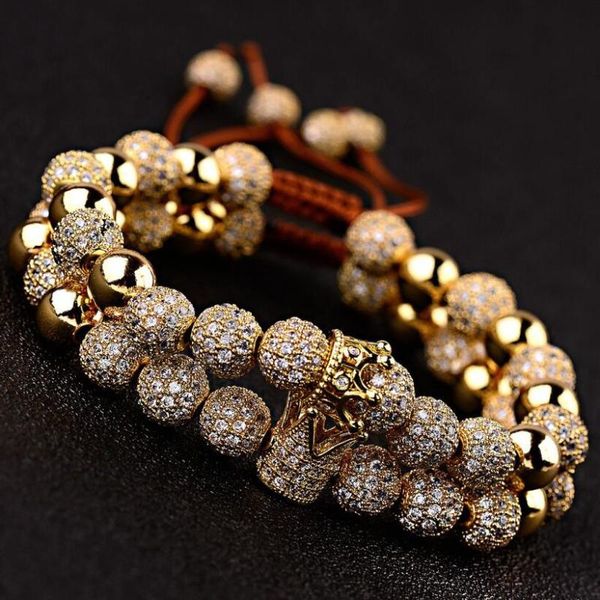 looker luxury couple расстояние браслеты шарма ювелирных изделий 2pcs / set золото медь бисер micro pave cz ballscrown aduustable браслет, Black
looker luxury couple расстояние браслеты шарма ювелирных изделий 2pcs / set золото медь бисер micro pave cz ballscrown aduustable браслет, Black