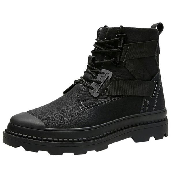sagace men's boots british style leather winter boots men non slip waterproof wear-resistant high-cut shoes for men tooling boot, Black
sagace men's boots british style leather winter boots men non slip waterproof wear-resistant high-cut shoes for men tooling boot, Black