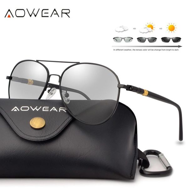 wholesale pilot pchromic sunglasses men polarized chameleon sun glasses for day and night driving goggles women shade oculos, White;black
wholesale pilot pchromic sunglasses men polarized chameleon sun glasses for day and night driving goggles women shade oculos, White;black