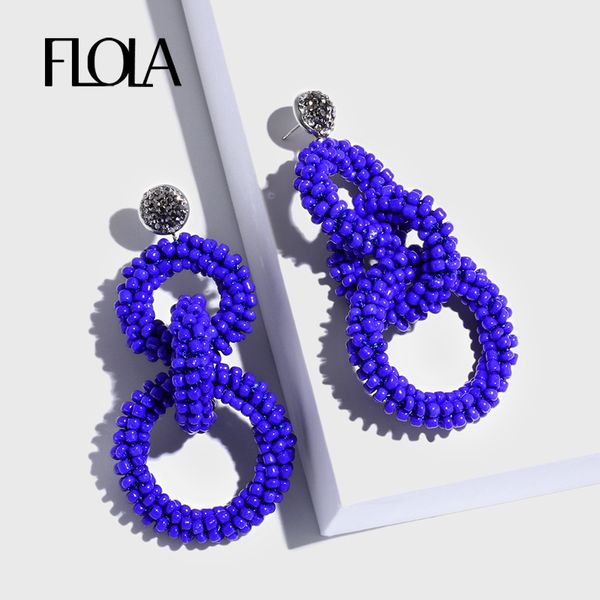 hoop & huggie flola blue crystal beads earrings for woman handmade big bead circle bohemia oorbellen ersn50, Golden;silver
hoop & huggie flola blue crystal beads earrings for woman handmade big bead circle bohemia oorbellen ersn50, Golden;silver