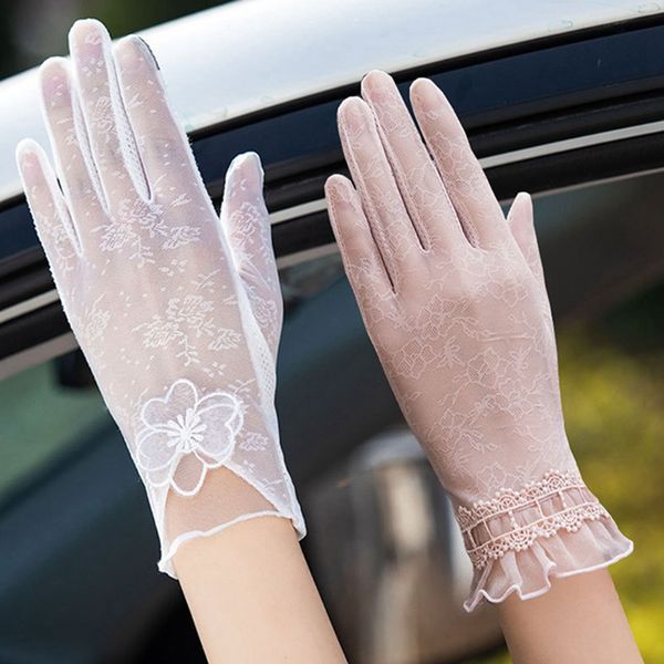 1pair female lace driving gloves spring and summer women' thin lace sunscreen gloves lady' short protection, Blue;gray
1pair female lace driving gloves spring and summer women' thin lace sunscreen gloves lady' short protection, Blue;gray