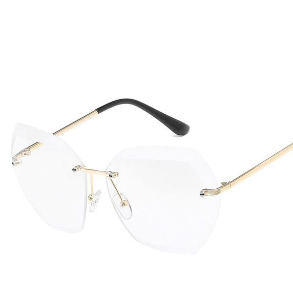 sunglasses veshion rimless women square sun glasses for female brand designer metal frames vintage fashion woman eyewear uv400, White;black
sunglasses veshion rimless women square sun glasses for female brand designer metal frames vintage fashion woman eyewear uv400, White;black