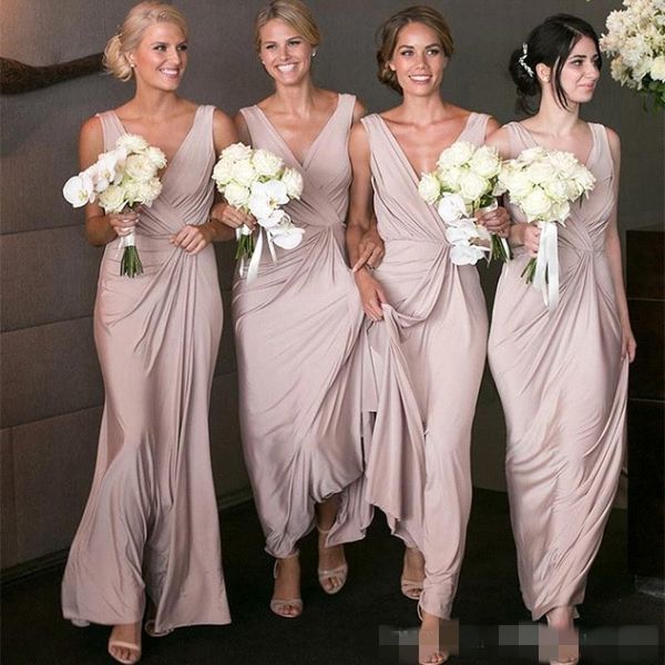 dusty pink bridesmaid dresses 2021 chiffon ruched v neck pleats straps custom made maid of honor gown beach wedding guest party wear, White;pink
dusty pink bridesmaid dresses 2021 chiffon ruched v neck pleats straps custom made maid of honor gown beach wedding guest party wear, White;pink