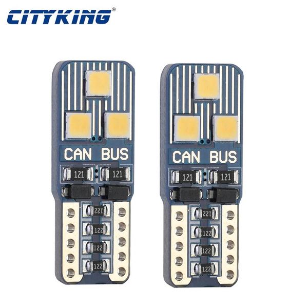 10x t10 led bulbs w5w canbus 3030 led 6smd 6000k white car interior reading light wedge side license plate 5w5 error
10x t10 led bulbs w5w canbus 3030 led 6smd 6000k white car interior reading light wedge side license plate 5w5 error