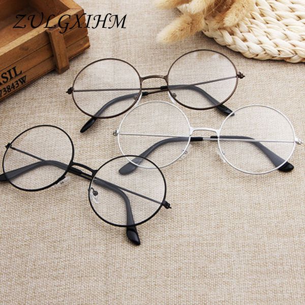 fashion sunglasses frames round plain clear glasses ultra light metal decoration transparent women eyewear prescription optical spectacle, Black
fashion sunglasses frames round plain clear glasses ultra light metal decoration transparent women eyewear prescription optical spectacle, Black
