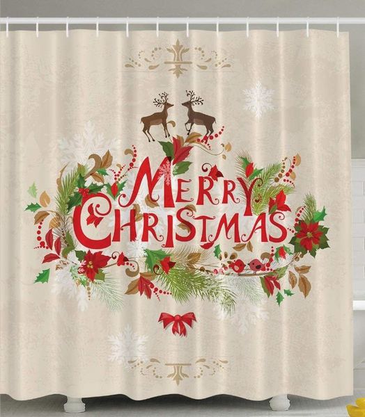 merry christmas reindeer holiday new year print polyester fabric shower curtain bathroom curtain bathroom accessories
merry christmas reindeer holiday new year print polyester fabric shower curtain bathroom curtain bathroom accessories