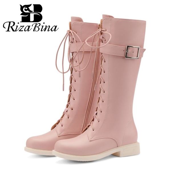 boots rizabina size 26-40 women knee fashion cross strap buckle zipper warm winter shoes woman long boot lady daily footwear, Black
boots rizabina size 26-40 women knee fashion cross strap buckle zipper warm winter shoes woman long boot lady daily footwear, Black