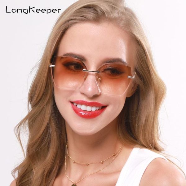 rimless oversized sunglasses women fashion vintage gradient sun glasses driving shades for ladies uv400 oculos, White;black
rimless oversized sunglasses women fashion vintage gradient sun glasses driving shades for ladies uv400 oculos, White;black