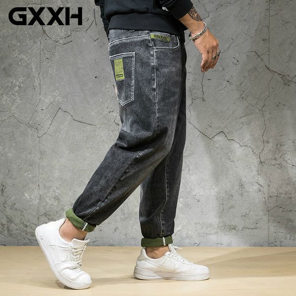 men's jeans fashion 7xl oversize denim pants solid loose fit men casual male straight trouser big large plus size 42 44 46, Blue
men's jeans fashion 7xl oversize denim pants solid loose fit men casual male straight trouser big large plus size 42 44 46, Blue