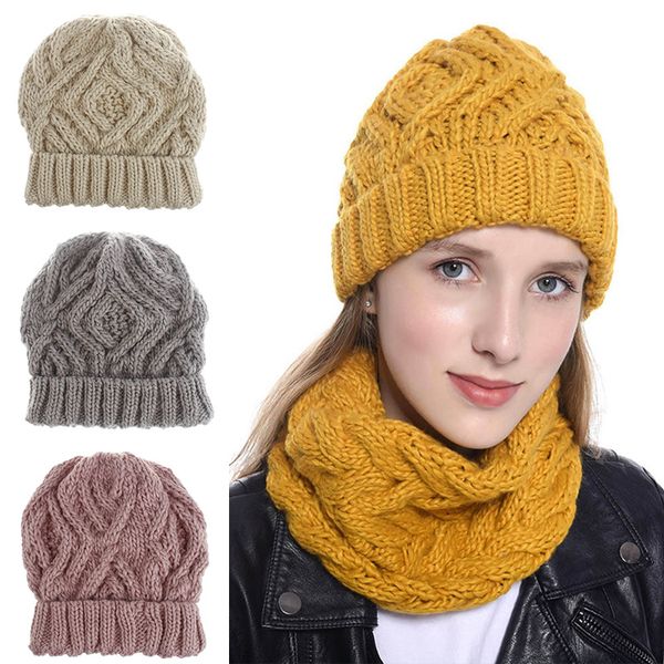beanie/skull caps women braided knitted autumn winter warm beanie hats solid color manual wool cap soft girls, Blue;gray
beanie/skull caps women braided knitted autumn winter warm beanie hats solid color manual wool cap soft girls, Blue;gray