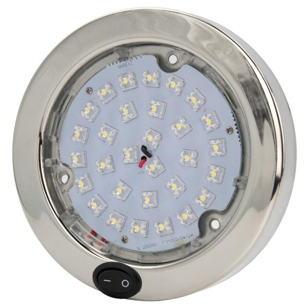 boat caravan rv cabin dome light - 12v p4 led marine interior light stainless steel housing 140mm
boat caravan rv cabin dome light - 12v p4 led marine interior light stainless steel housing 140mm