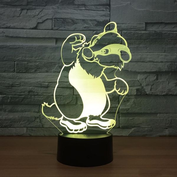 горячая продажа racoon 3d optical illusion лампы night light dc 5v питание от порта usb пятые батареи оптовая dropshipping free shippin
горячая продажа racoon 3d optical illusion лампы night light dc 5v питание от порта usb пятые батареи оптовая dropshipping free shippin