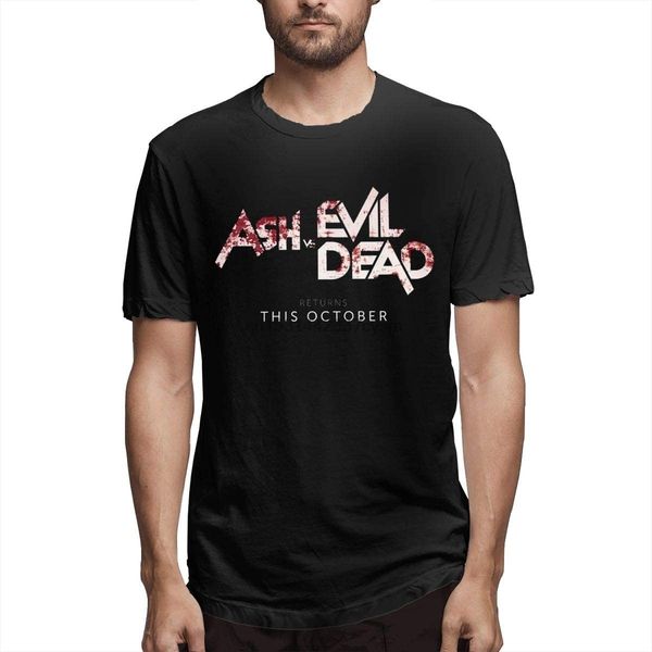 vintage ash vs the evil dead casual men's t-shirt tee shirts black
vintage ash vs the evil dead casual men's t-shirt tee shirts black