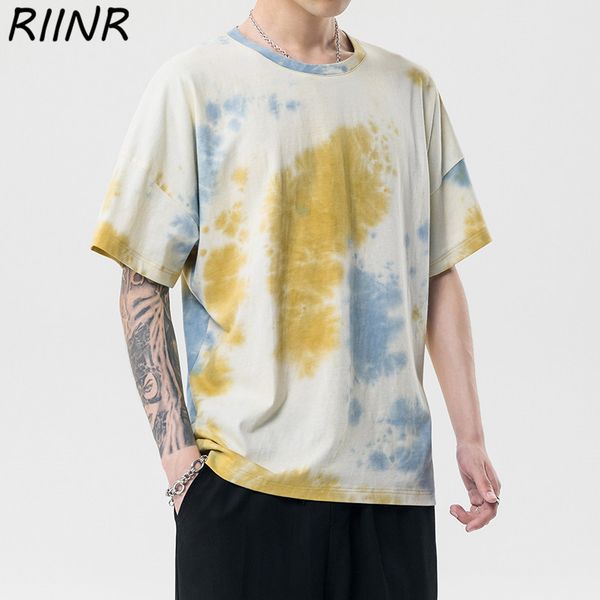 riinr 2020 summer new japanese plus size men's tie-dye ink printing casual t-shirt short-sleeved creativity couple t-shirt m-5xl
riinr 2020 summer new japanese plus size men's tie-dye ink printing casual t-shirt short-sleeved creativity couple t-shirt m-5xl
