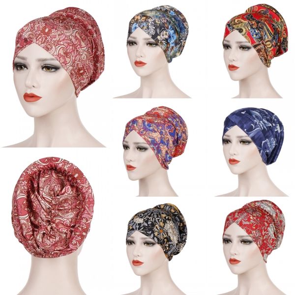 beanie/skull caps muslim ladies printed turban hat islamic baotou arabian casual wrap african chemo holiday style headwear, Blue;gray
beanie/skull caps muslim ladies printed turban hat islamic baotou arabian casual wrap african chemo holiday style headwear, Blue;gray