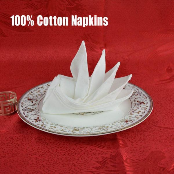 table napkin 10pcs/lot 100% cotton 18*18inch el square folding cloth western restaurant dining thick red/white/grey
table napkin 10pcs/lot 100% cotton 18*18inch el square folding cloth western restaurant dining thick red/white/grey