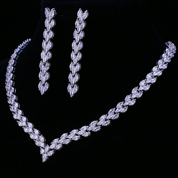 emmaya exquisite cubic zirconia wedding party jewelry set gold color cz bridal necklace earring mx200810, Slivery;golden
emmaya exquisite cubic zirconia wedding party jewelry set gold color cz bridal necklace earring mx200810, Slivery;golden