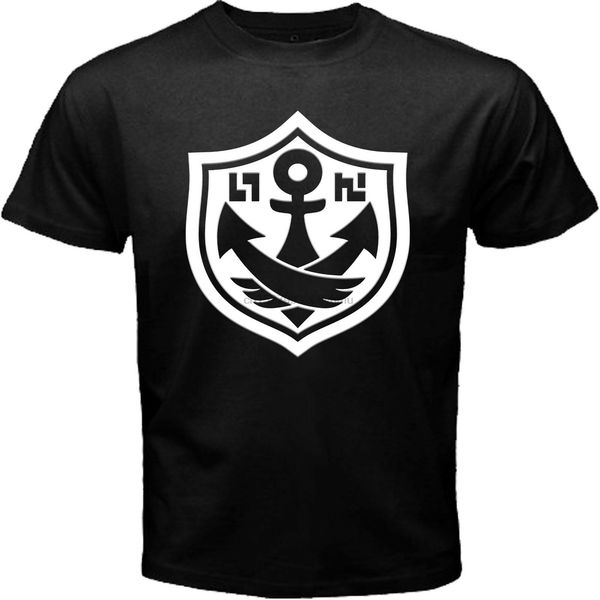 anchor squid force splatoon inkling cloth game black t-shirt