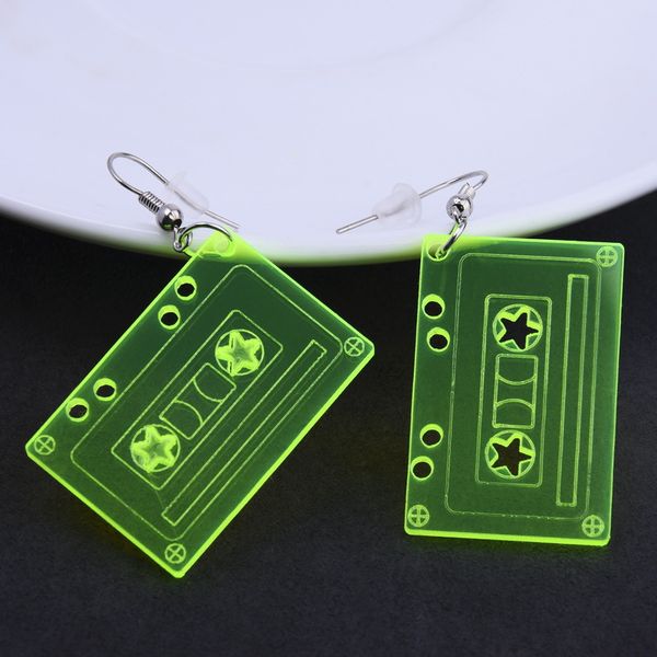 dangle & chandelier classic retrospective 4 colors transparent music tapes drop earrings for women hiphop/rock acrylic vintage gift e19033, Silver
dangle & chandelier classic retrospective 4 colors transparent music tapes drop earrings for women hiphop/rock acrylic vintage gift e19033, Silver